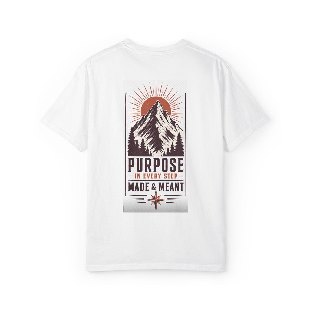 Built With Purpose Mountain T-Shirt — "Made to Matter" Motivational Tee
