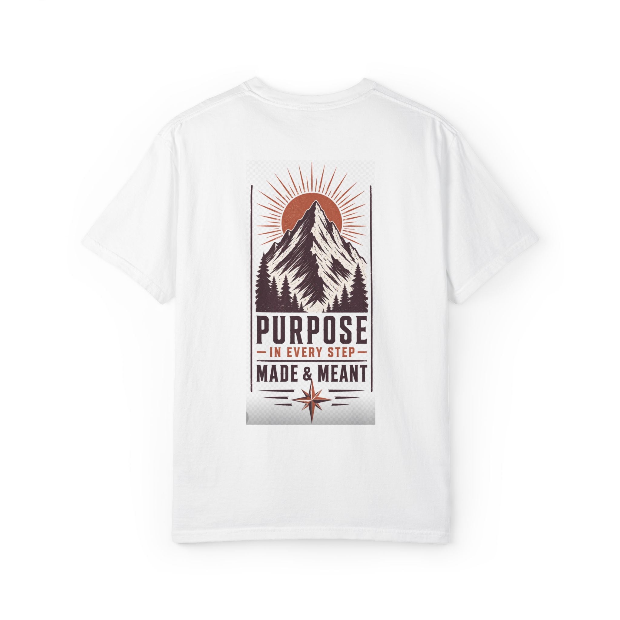 Built With Purpose Mountain T-Shirt — "Made to Matter" Motivational Tee